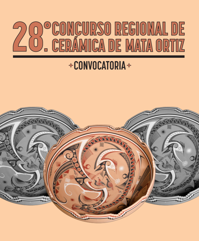Cartel del 28° Concurso Regional de Cerámica de Mata Ortiz 2025